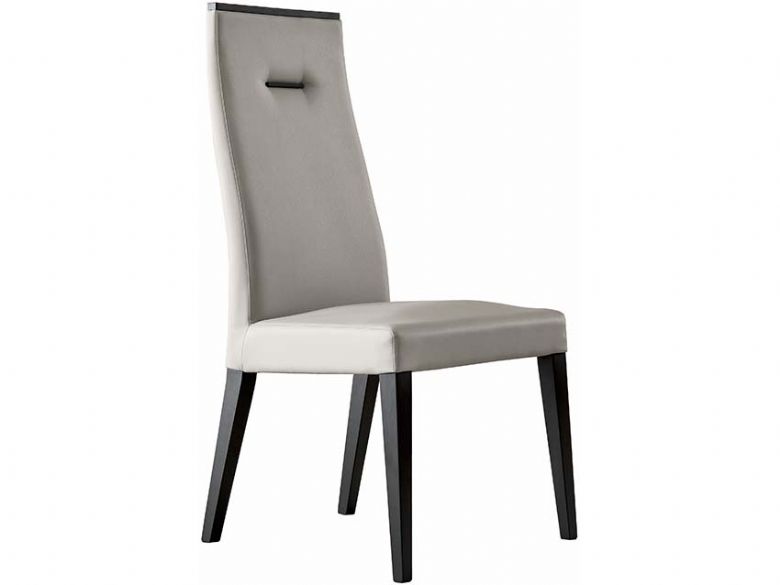 Sotomura modern cream eco leather dining chair available at Lee Longlands