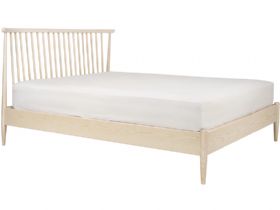 Ercol Salina pale timber king size bed available at Lee Longlands
