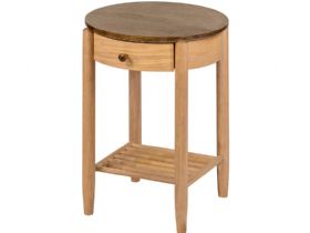 Marvic round nightstand available at Lee Longlands
