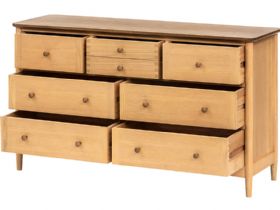 Marvik wide wooden chest