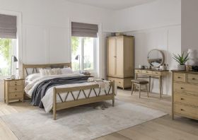 Marvic rustic double bedframe available at Lee Longlands