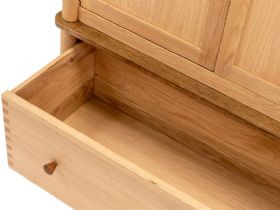 Marvic oak wardrobe with drawer