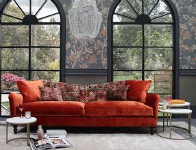 Tiffany velvet sofa range available at Lee Longlands