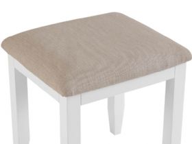 Charlbury painted dressing table stool finance options available
