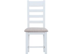 Charlbury white ladder back chair