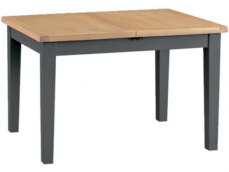 Charlbury 1.2m grey extending butterfly table available at Lee Longlands