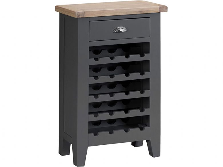 Charlbury grey wine cabinet available at Lee Longlands