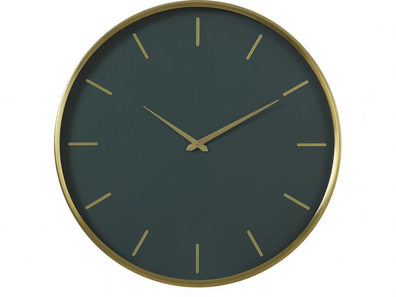 Timora Dark Green Clock