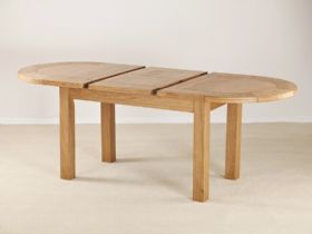 Hemingford oak d-end table