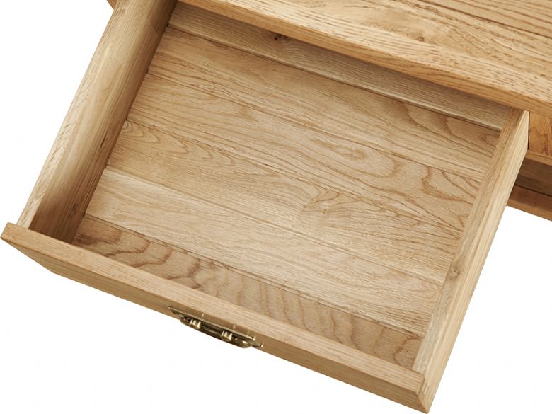 Hemingford wood coffee table with drawers