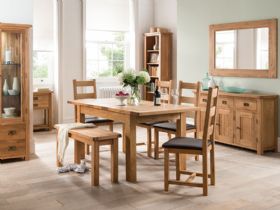 Hemingford solid oak dining furniture available at Lee Longlands
