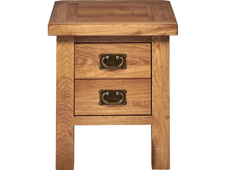 Hemingford oak 1 drawer lamp table