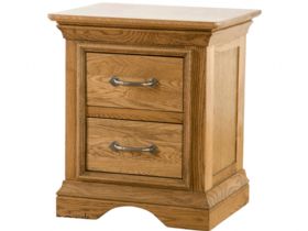 Padbury solid oak bedside table available at Lee Longlands