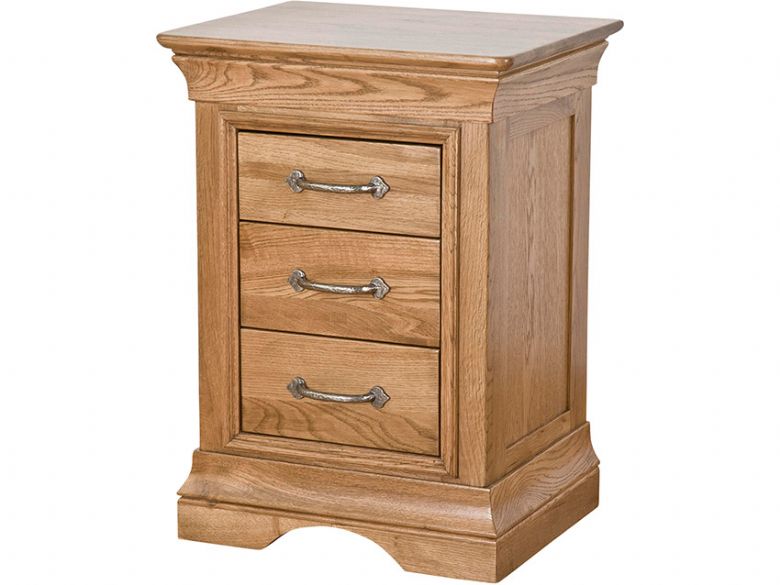Padbury solid oak bedside cabinet