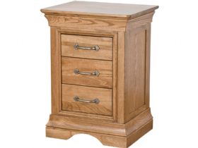 Padbury solid oak bedside cabinet