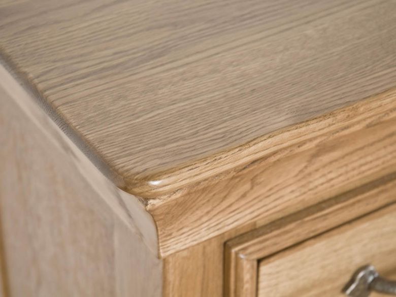 Padbury traditional oak bedside cabinet