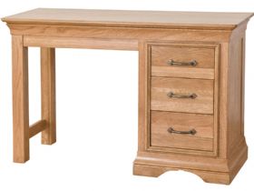 Padbury Oak Single Pedestal Dressing Table