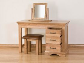 Padbury single pedestal dressing table
