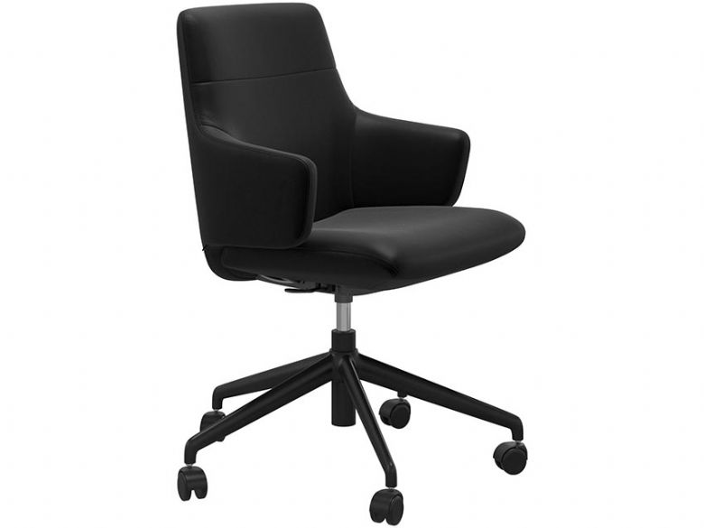 Stressless Low Back Office Chair With Arms
