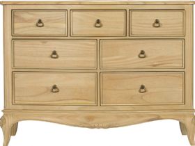 Lorient Bedroom 7 Drawer Low Wide Chest