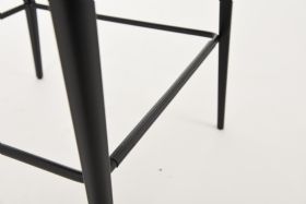 Kuga leather and metal bar stool available at Lee Longlands