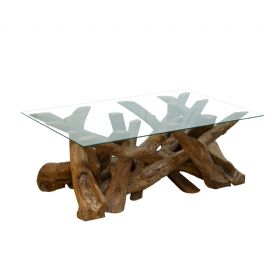 Maple root coffee table available at Lee Longlands
