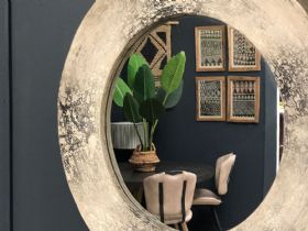 Kali circular mirror available at Lee Longlands
