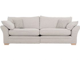 Cavan Extra Large Split Fabric Sofa - Tweed Multi