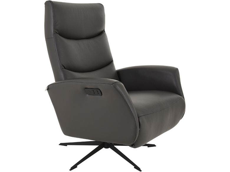 Ebba full leather hide electric recliner available at LeeLonglands