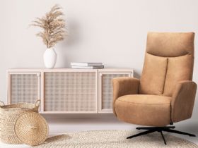 Dakin fabric manual recliner chair available at LeeLonglands
