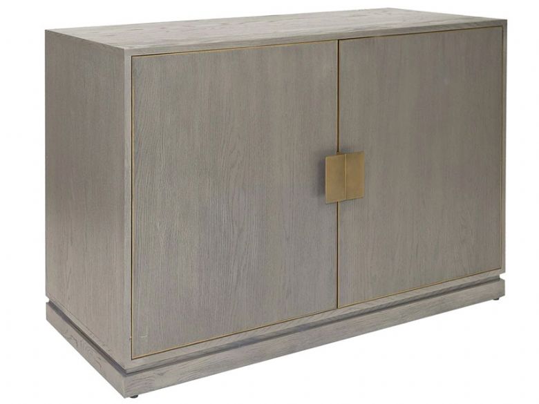 Lincoln grey oak rectangle sideboard available at Lee Longlands