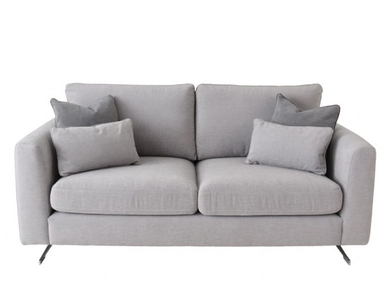 KARLA grey textured 2 SEATER SOFA available at Lee Longlands