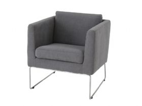 nora chair fabric grey available at Lee Longlands
