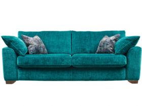 Madison 3 seater sofa aqua fabric sofa available at Lee Longlands