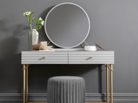 Amari white mirror available at Lee Longlands