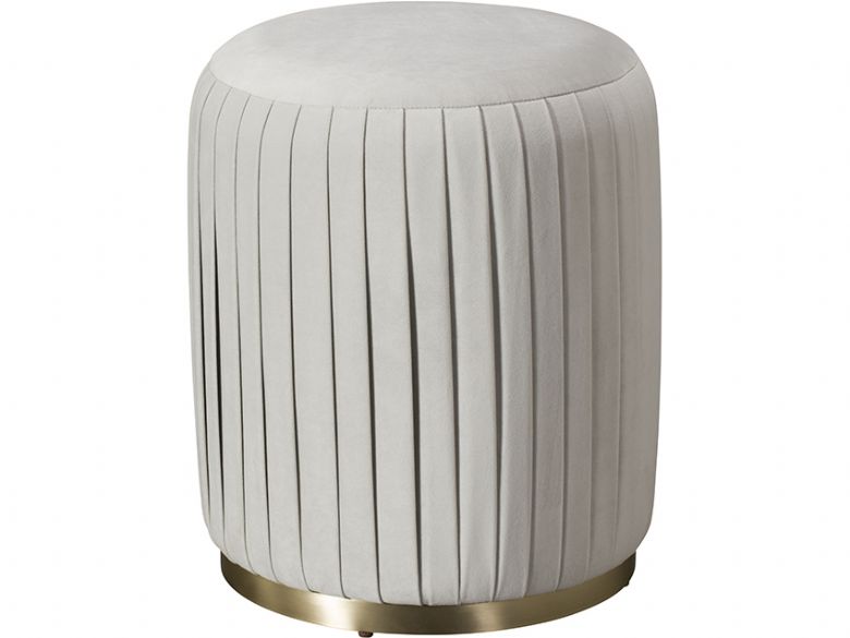 Millie pleated ottoman available at Lee Longlands