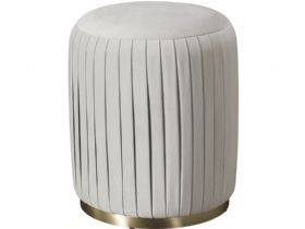 Millie pleated ottoman available at Lee Longlands
