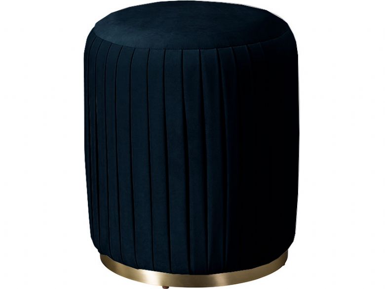 Millie pleated teal ottoman available at Lee Longlands