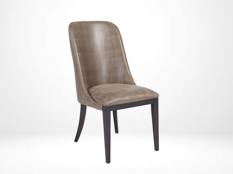 Harper leather dining chair available at Lee Longlands