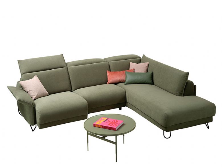vitis 260cm corner group sofa fabric or leather available at lee longlands
