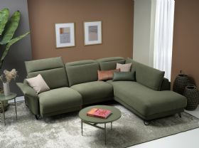 vitis 260cm corner group sofa fabric or leather available at lee longlands