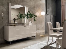 Cyndia dining cream mirror available at Lee Longlands