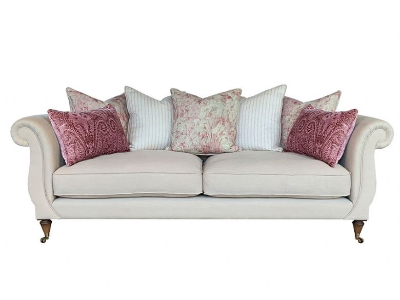 Drew Pritchard Atherton 4 seater Scatter Back Sofa Available at Lee Longlands