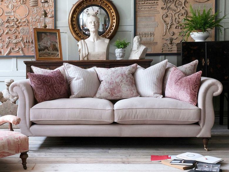 Drew Pritchard Atherton 4 seater Scatterback Sofa Available at Lee Longlands