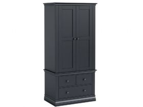 Bordeaux charcoal wooden gents wardrobe available at Lee Longlands