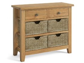 Brenton Dining Console Table With Basket