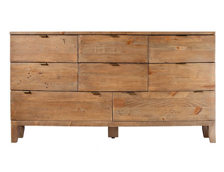 Baya reclaimed wood 8 Drawer Chest available at Lee Longlands