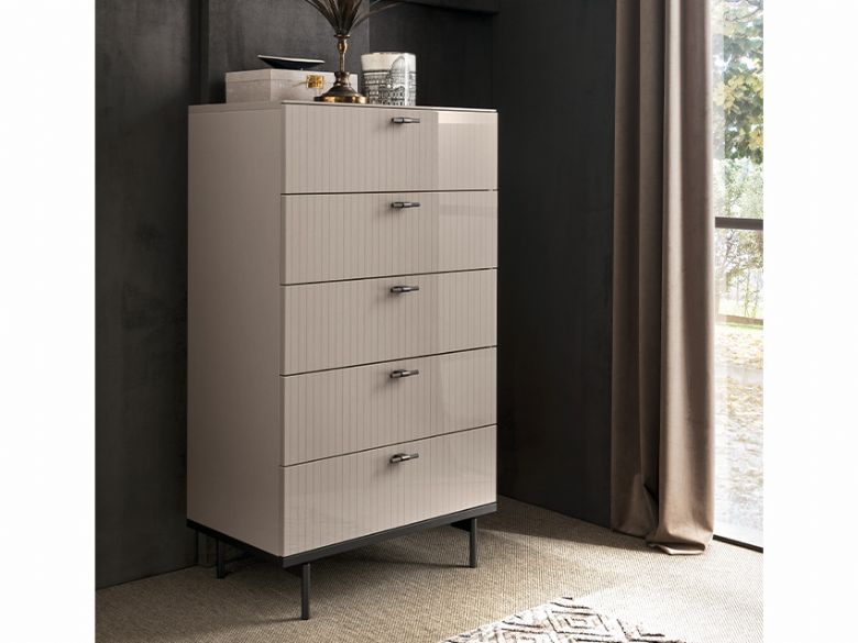 Cyndia 5 Drawer Chest at Lee Longlands
