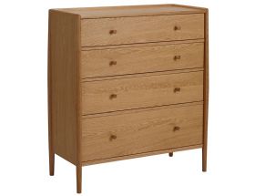 Ercol Winslow oak 4 drawer chest available at Lee Longlands