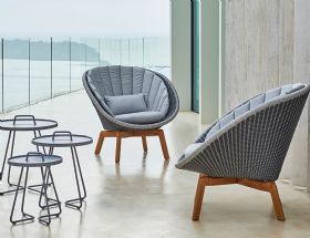 Cane-line Peacock Lounge Chair Teak Legs